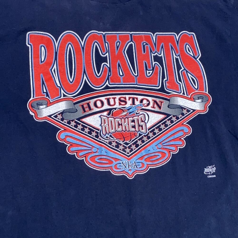Vintage 1990s Houston Rockets NBA T-Shirt Logo 7 -XL